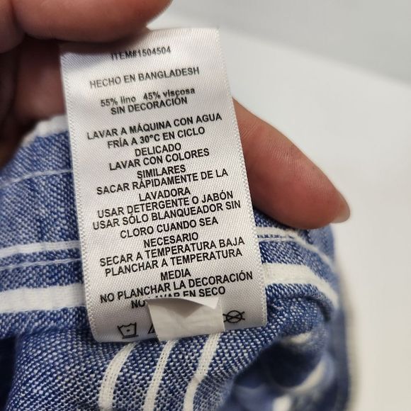 4x$25 Nautica linen blend stripe  5 " shorts size XL - Picture 6 of 10